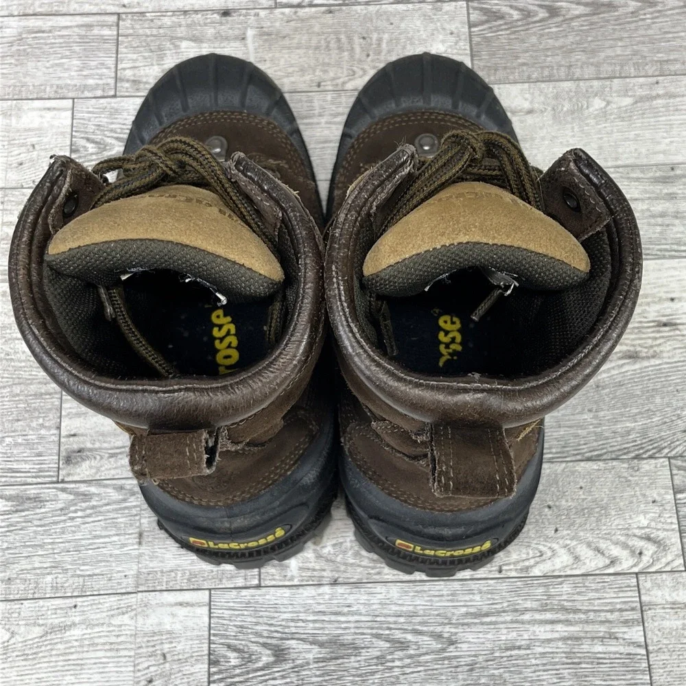 LaCrosse Black/Brown‎ Waterproof Winter Snow Boot 29600 Women Size 6